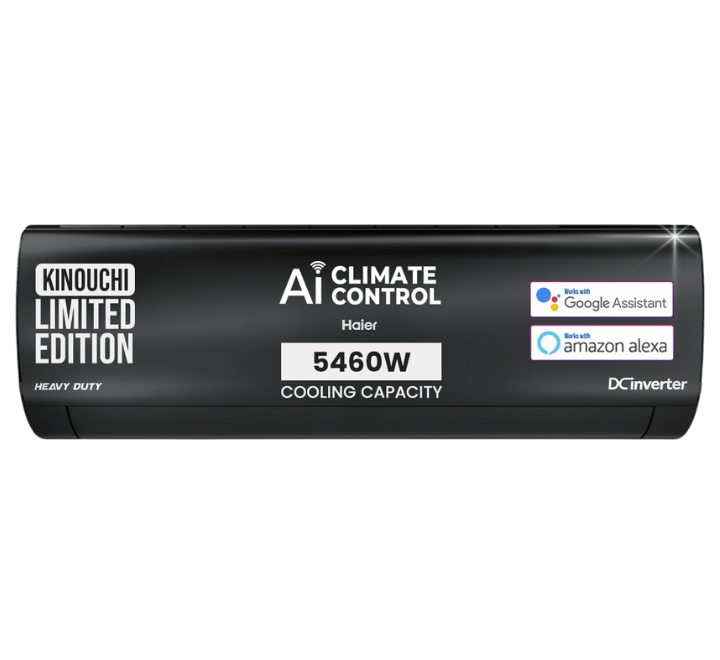 Haier 1.6 Ton 5 Star AI Smart Split AC Limited Edition - HSU19K-PZAIB5BN-INV